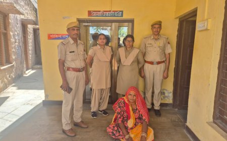 बाड़मेर: टैक्सी में सवार चोरनी ने उड़ाए महिला के 15 लाख के गहने, धनाऊ पुलिस ने "ऑपरेशन खुलासा" में रेशमी को पकड़ा