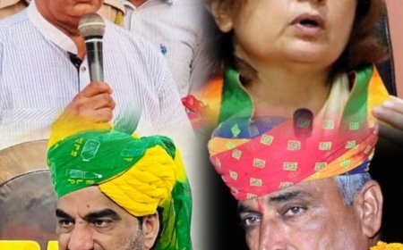 नागौर की सियासत एक बार फिर में तूफान: मिर्धा बनाम खींवसर की सोशल मीडिया जंग
