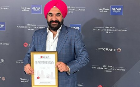 यूनिक बिल्डर्स को हुरुन इंडिया अवॉर्ड्स में मिला प्रतिष्ठित इंडस्ट्री अचीवमेंट अवॉर्ड