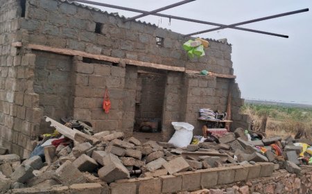 बाड़मेर में आंधी-तूफान और आकाशीय बिजली ने मचाई तबाही: घरों की छतें उड़ीं, पशुधन को नुकसान, जनजीवन अस्त-व्यस्त