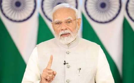 "PM मोदी का राष्ट्र के नाम संबोधन रात 8 बजे: ऑपरेशन सिंदूर और सीजफायर पर होगी चर्चा, आतंकवाद पर सख्त संदेश"