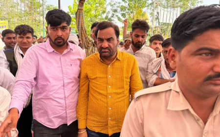 जयपुर में SI भर्ती परीक्षा रद्द कराने की मांग को लेकर हनुमान बेनीवाल का अनिश्चितकालीन धरना शुरू, आज 3:30 बजे करेंगे बड़ा खुलासा