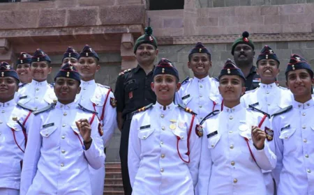 एनडीए में बेटियों का नया अध्याय: पहली बार 17 महिला कैडेट्स ने पासिंग आउट परेड में लिया हिस्सा