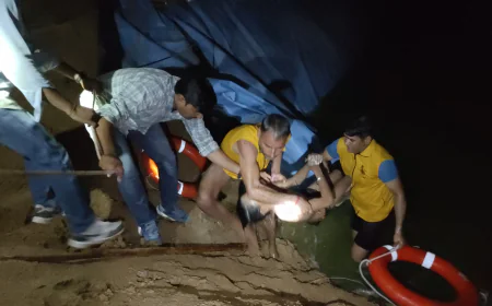 पानी की डिग्गी में नहाने गए दो बच्चों की डूबने से मौत, देर रात रेस्क्यू कर निकाला बाहर