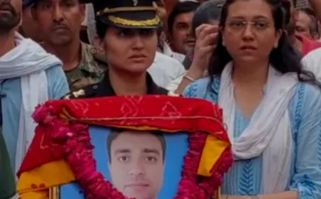 नम आंखों से जयपुर ने दी विदाई: राजवीर की अंतिम यात्रा में बही आंसुओं की धारा