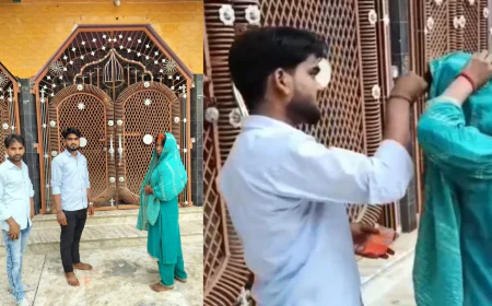 प्यार की जीत: पति ने पत्नी को प्रेमी के साथ बांधी शादी, दिया आशीर्वाद