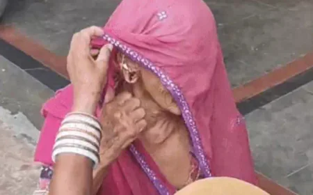 75 साल की बुजुर्ग महिला ने 5 लुटेरों से किया मुकाबला,बदमाशों ने घसीटा, गला दबाया, गहने छीनकर भागे