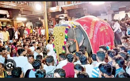 कोल्हापुर की भावुक विदाई: प्रिय हथिनी मधुरी की वंतारा की यात्रा