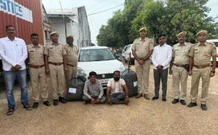 जोधपुर में नशे के सौदागरों पर पुलिस की बड़ी कार्रवाई: नाकाबंदी तोड़ भागे तस्कर, 29 किलो डोडा पोस्त के साथ दो गिरफ्तार