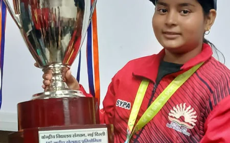राजस्थान की बेटी ने जिले का नाम किया रोशन,राष्ट्रीय हॉकी प्रतियोगिता में स्वर्ण पदक जीतकर रचा इतिहास