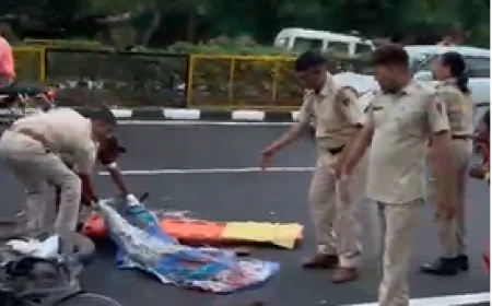 ट्रक ने स्कूली छात्र को कुचला, मौत; CM दौरे के बीच 3 साथी गंभीर घायल