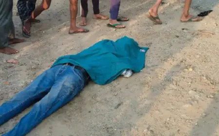 पटवारी परीक्षा देने जा रहे दंपती के साथ हादसा, पति की मौत, पत्नी गंभीर घायल