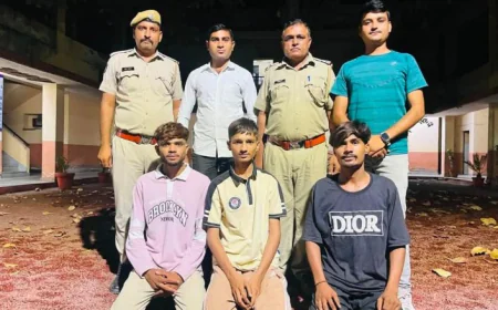 चामुंडा माता मंदिर पर पत्थरबाजी करने वाले, तीन आरोपी गिरफ्तार....