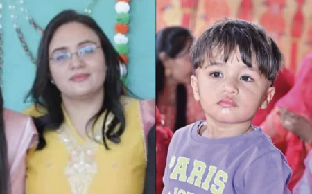 दहेज प्रताड़ना से त्रस्त शिक्षिका ने अपनी मासूम बेटी के साथ किया,सुसाइड नोट में ससुराल वालों पर गंभीर आरोप.