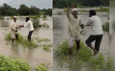 किसान का दर्द:बारिश के कहर ने सब तबाह कर दिया “सब बह गया, मैं जीकर क्या करूं.