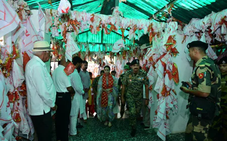 तनोट में आस्था और शौर्य का संगम: उपमुख्यमंत्री दिया कुमारी का सीमा दौरा