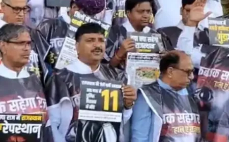 मानसून सत्र में तनाव: फसलों की बर्बादी और कानून व्यवस्था पर कांग्रेस का हल्ला