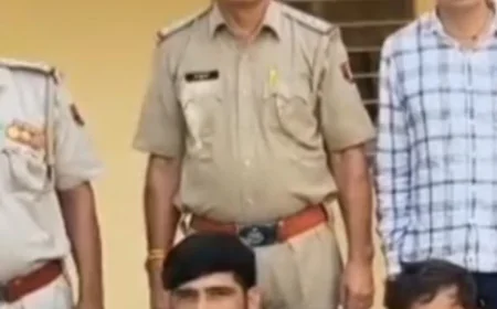 "खेतों में छिपे गैंगरेप के फरार आरोपियों पर पुलिस का शिकंजा: दो किमी पीछा कर 10-10 हजार के इनामी बदमाश गिरफ्तार"