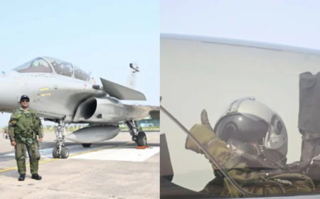 राष्ट्रपति द्रौपदी मुर्मू ने राफेल की सवारी कर रचा इतिहास आसमान में उड़कर दिखाई साहस की नई मिसाल.