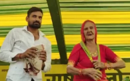 94 साल की 'गोल्डन दादी' का जोश उम्र की सीमाओं को तोड़ती हुई RLP स्थापना दिवस के मंच पर पहुंची पानदेवी गोदारा, पार्टी को दिया जीत का आशीर्वाद.