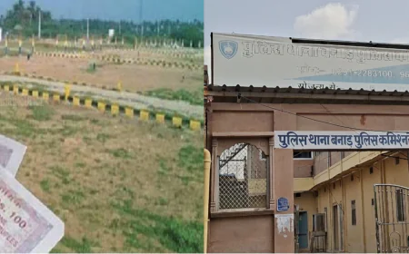 प्लॉट बेचने के नाम पर महिला से लाखों की ठगी, रजिस्ट्री नहीं करवाने पर दी धमकियां.