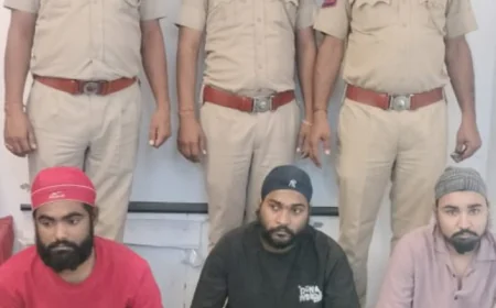 महाराष्ट्र का खतरनाक नकबजनी गैंग पकड़ा, चोरी का सोना बरामद – कई राज्यों में दहशत फैलाने वाले शातिर बदमाशों का पर्दाफाश.