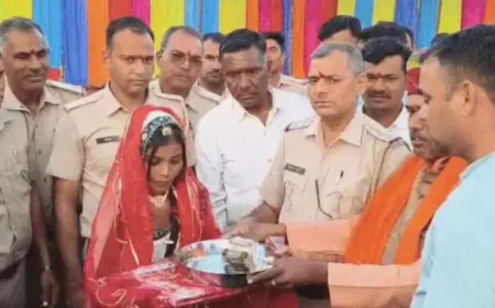 अजमेर में पुलिस ने भरा अनाथ बेटी का मायरा: दुल्हन की आंखें भर आईं, नानी-मामा ने दिया सहारा