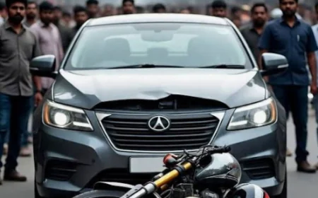 भरतपुर : अज्ञात वाहन की टक्कर से स्कूटी सवार युवक की मौत, ड्राइवर मौके से फरार