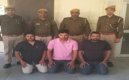 झुंझुनूं गैंगवार केस: रविंद्र कटेवा और सुनील पांड्या गैंग के तीन सक्रिय सदस्य गिरफ्तार