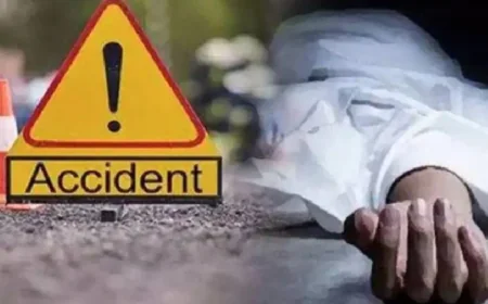 भीलवाड़ा में दर्दनाक सड़क हादसा: तेज रफ्तार वाहन ने सड़क किनारे खड़े 5 लोगों को रौंदा, 2 की मौके पर मौत, 3 घायल