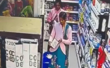 अजमेर में विशाल मेगा मार्ट से महिलाओं द्वारा 2 लाख रुपये के घी-बादाम की चोरी: दो आरोपी पकड़ी गईं, CCTV में कैद हुई वारदात