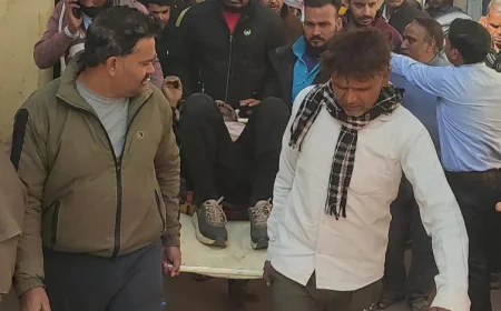 भुसावर में चारा काटने की मशीन से दर्दनाक हादसा: युवक गंभीर रूप से घायल, जयपुर रेफर