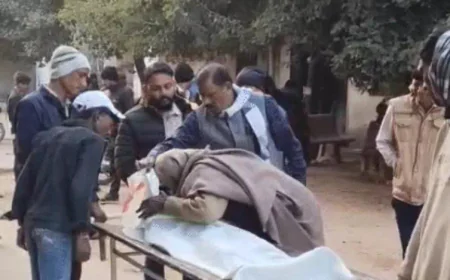 हिंडौन सिटी में दिल दहला देने वाला सड़क हादसा: 8 साल के मासूम प्रियांशु की ट्रक की चपेट में आकर मौत, दादा पोते के शव से लिपटकर फूट-फूटकर रोए