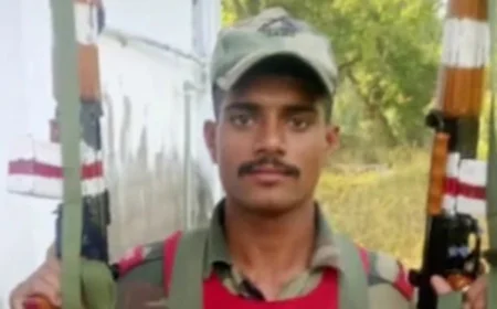 भरतपुर में 22 वर्षीय अग्निवीर सैनिक पुष्पेंद्र का सड़क हादसे में निधन: घर लौटते समय 3 किमी पहले मिला शव