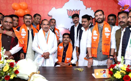 भाजपा युवा मोर्चा को नया नेतृत्व: शंकर गोरा बने राजस्थान प्रदेश अध्यक्ष, युवा शक्ति से चुनावी तैयारी में जोश