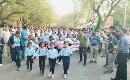 राजस्थान दिवस पर जोधपुर में “विकसित राजस्थान रन”, युवाओं और विद्यार्थियों ने दौड़कर दिया विकास का संदेश..