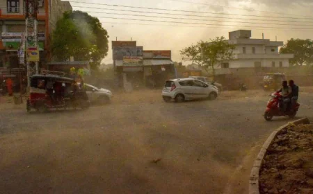 राजस्थान में 27–30 मार्च तक आंधी-बारिश और ओलावृष्टि का अलर्ट, किसानों को सतर्क रहने की सलाह