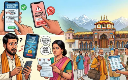 चारधाम यात्रा के नाम पर साइबर ठगी का जाल, 550 फर्जी वेबसाइट्स और सोशल मीडिया अकाउंट्स पर पुलिस का बड़ा एक्शन