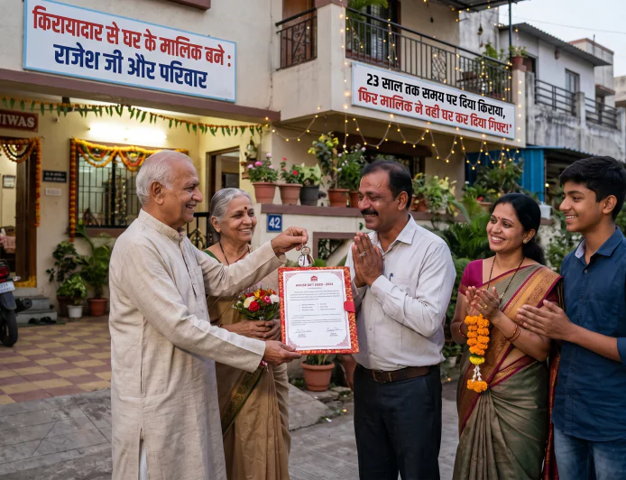 23 साल तक समय पर दिया किराया, फिर मालिक ने वही घर कर दिया गिफ्ट