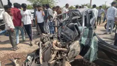बालोतरा में भीषण सड़क हादसा: रोडवेज बस और कार की टक्कर में 4 सगे भाइयों की मौत