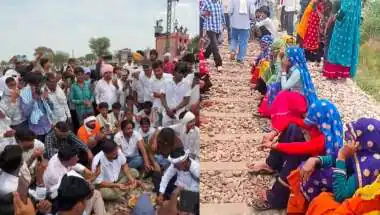 सवाईमाधोपुर: पांचना बांध से पानी की मांग पर किसान आंदोलन उग्र, रेलवे ट्रैक पर जाम, अनिश्चितकालीन धरना 12वें दिन भी जारी