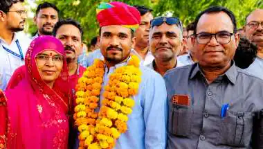 नई बीकानेर-साबरमती एक्सप्रेस लेकर गृह जिले पहुंचे लोको पायलट तेज कुमार, जालोर स्टेशन पर हुआ भव्य स्वागत