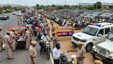 राजस्थान में ट्रैफिक पुलिस का महाअभियान: 21 दिन में 1.65 लाख से ज्यादा वाहनों के चालान, जयपुर पश्चिम सबसे आगे