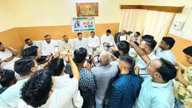 बाड़मेर में कांग्रेस का 'छात्रों की गूंज' कार्यक्रम: शिक्षा, पेपर लीक और बेरोजगारी पर केंद्र सरकार को घेरा