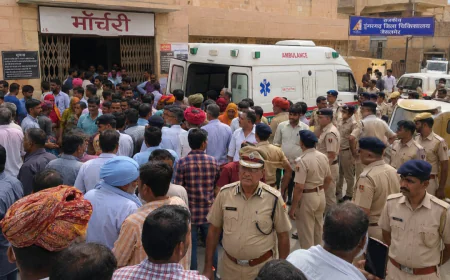युवक का अपहरण कर बेरहमी से पीटने का आरोप, इलाज के दौरान मौत; मोर्चरी में भारी पुलिस जाब्ता तैनात