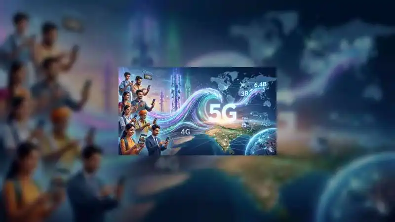भारत में 5G का विस्फोटक विस्तार: 2031 तक 1.1 अरब पार होंगे 5G यूजर्स, मोबाइल डेटा खपत में दुनिया में नंबर-1 बना देश