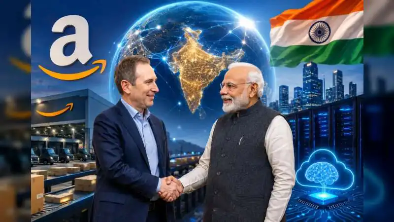 Amazon का मेगा प्लान: भारत में AI और क्लाउड विस्तार के लिए ₹1 लाख करोड़ का निवेश करेगा Amazon