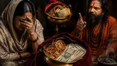 बेटी की शादी बचाने के नाम पर ढोंगी तांत्रिक का खेल! 'खून की उल्टी' का डर दिखाकर 43 ग्राम सोना और ₹1.3 लाख लेकर फरार