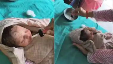 बीकानेर में झाड़ियों के बीच मिला नवजात, चींटियों से घिरा तड़प रहा था मासूम... ग्रामीणों ने बचाई जान