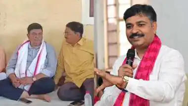 सफाई कर्मचारियों के मुद्दे पर धरने पर बैठे मंत्री संजय शर्मा, टीकाराम जूली का तंज- 'राजस्थान में अफसरशाही हावी